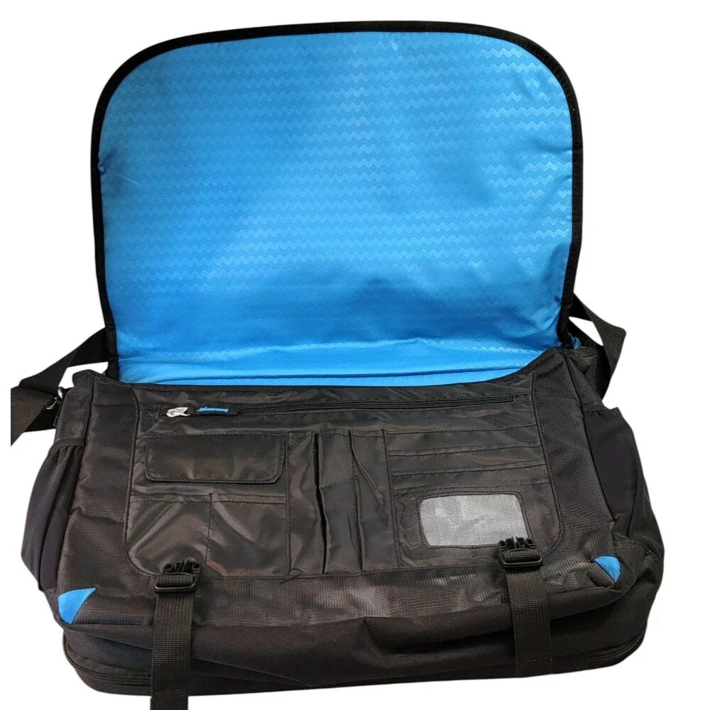 Leeds TSA Check Mate Microsoft Laptop Computer Briefcase Bag Business Travel